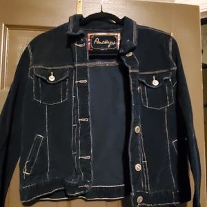 Navy blue corduroy jacket
